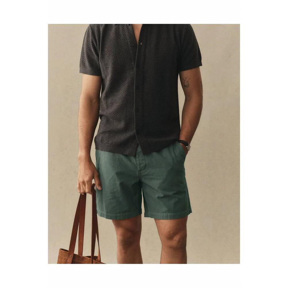 NEW TAYLOR STITCH après front slash short in organic deep sea